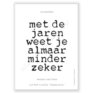 Met de jaren