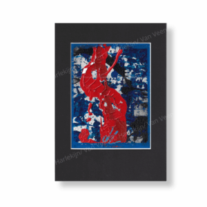 KUNST | No. 211 Nieuw klein Schilderwerk in passe-partout (origineel)