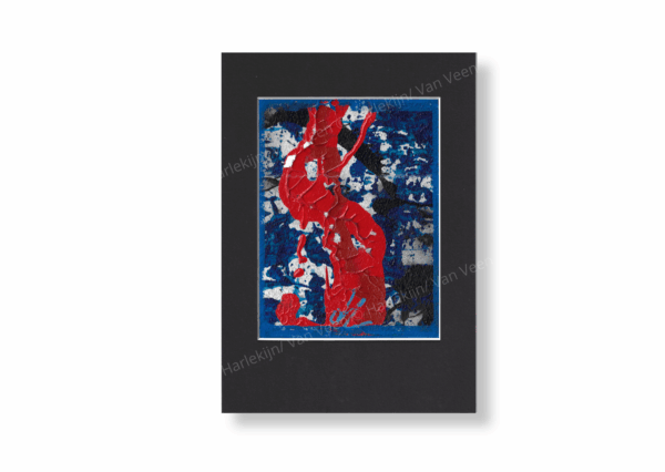 KUNST | No. 211 Nieuw klein Schilderwerk in passe-partout (origineel)