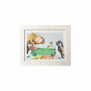 KUNST | Giclee De Leewenkoning in bad
