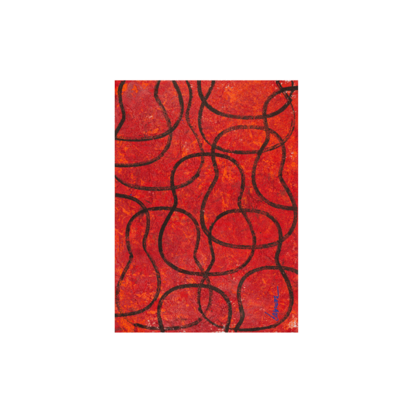 KUNST | Giclee Gitaartrio in Rood